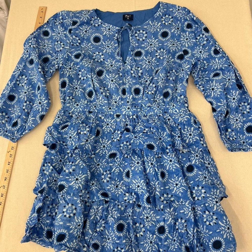 Roller‎ Rabbit blue floral tiered dress